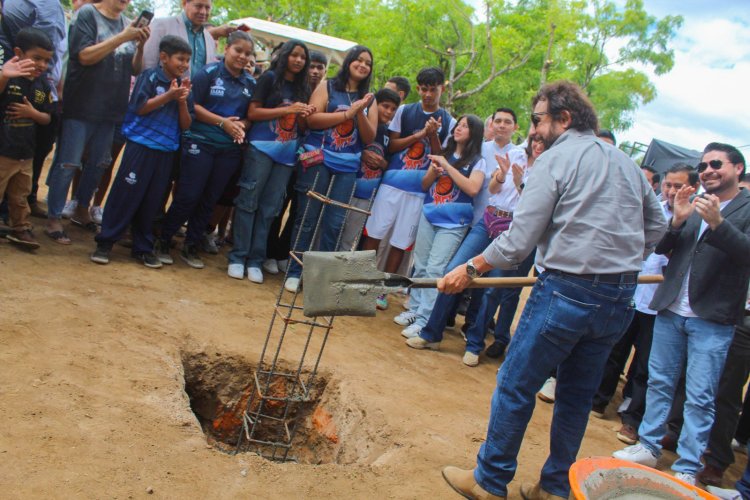 Inician las labores de construcción del primer CUBO en Chinameca